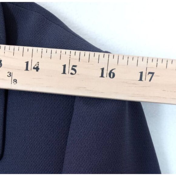 Graphic Mode Jacket Blazer Women US Large Black Lined Decorative Button - Picture 5 of 9